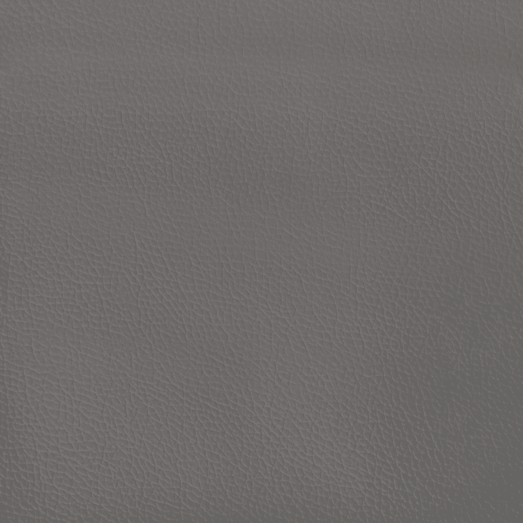 vidaXL Ramsäng med madrass grå 90x200 cm konstläder