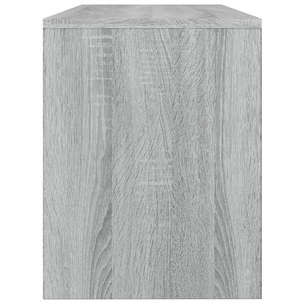 vidaXL Sminkpall grå sonoma 70x35x45 cm konstruerat trä