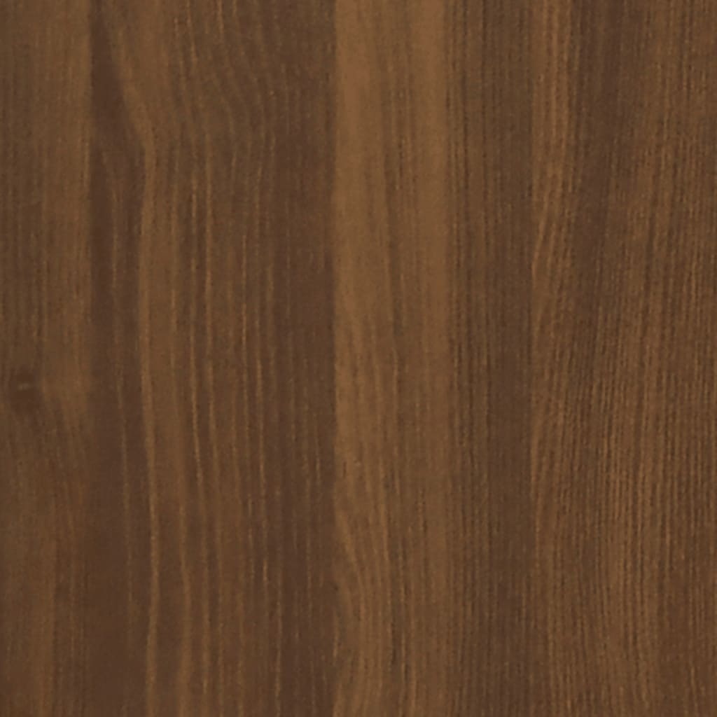 vidaXL Skoställ brun ek 40x36x105 cm konstruerat trä