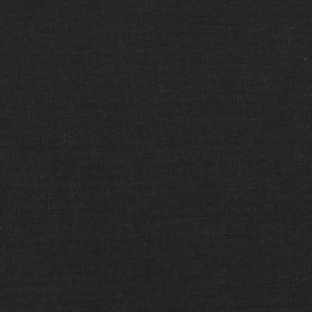 vidaXL Fotpall svart 45x29,5x39 cm tyg och konstläder