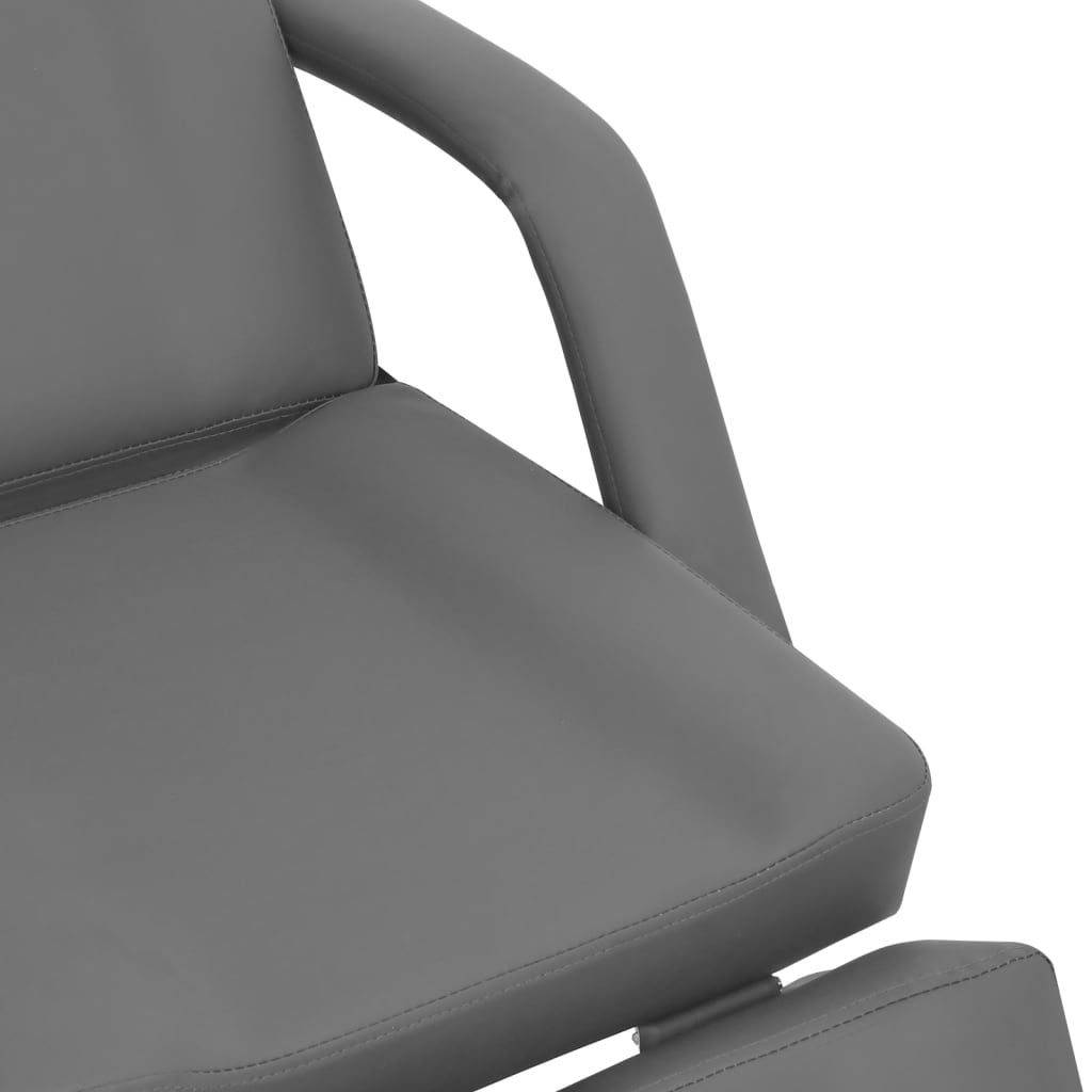 vidaXL Behandlingsstol konstläder grå 180x62x78 cm