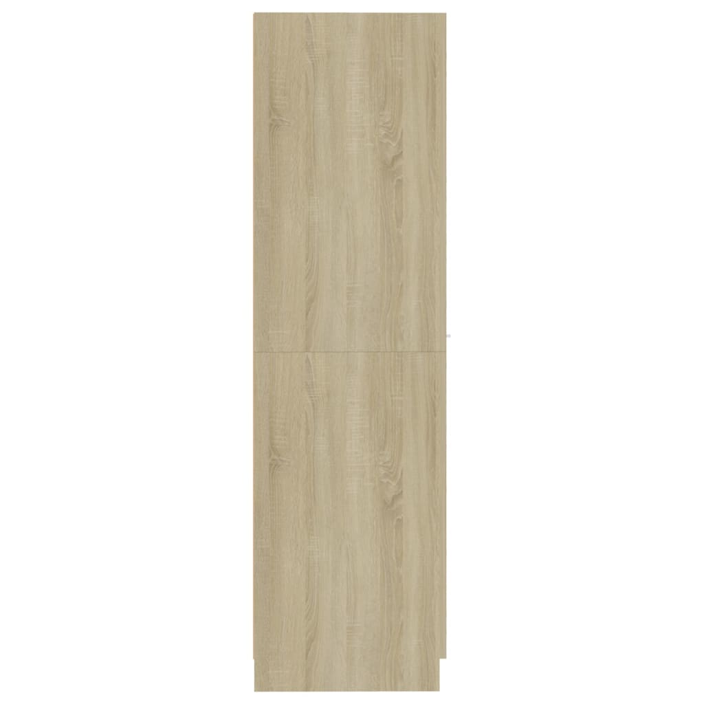vidaXL Apoteksskåp sonoma-ek 30x42,5x150 cm konstruerat trä