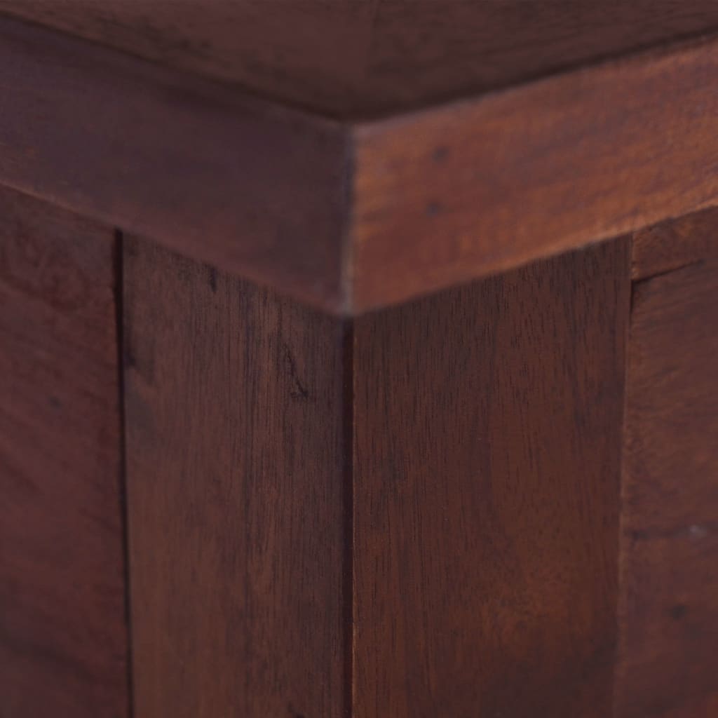 vidaXL Soffbord klassisk brun 100x50x30 cm massiv mahogny