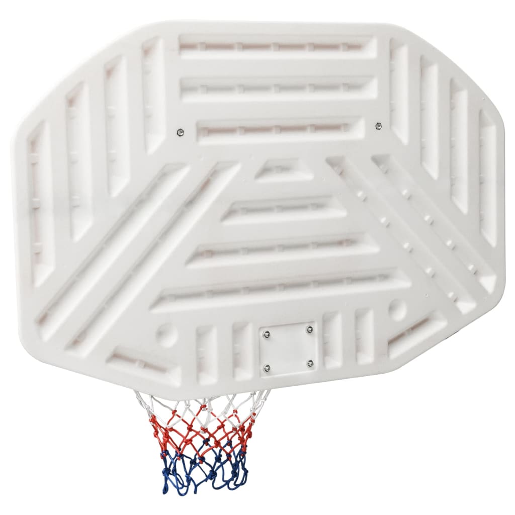 vidaXL Basketplatta vit 109x71x3 cm polyeten