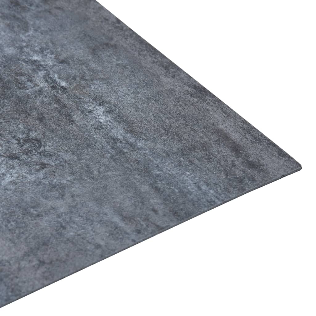 vidaXL Självhäftande golvplankor 20 st PVC 1,86 m² grå marmor