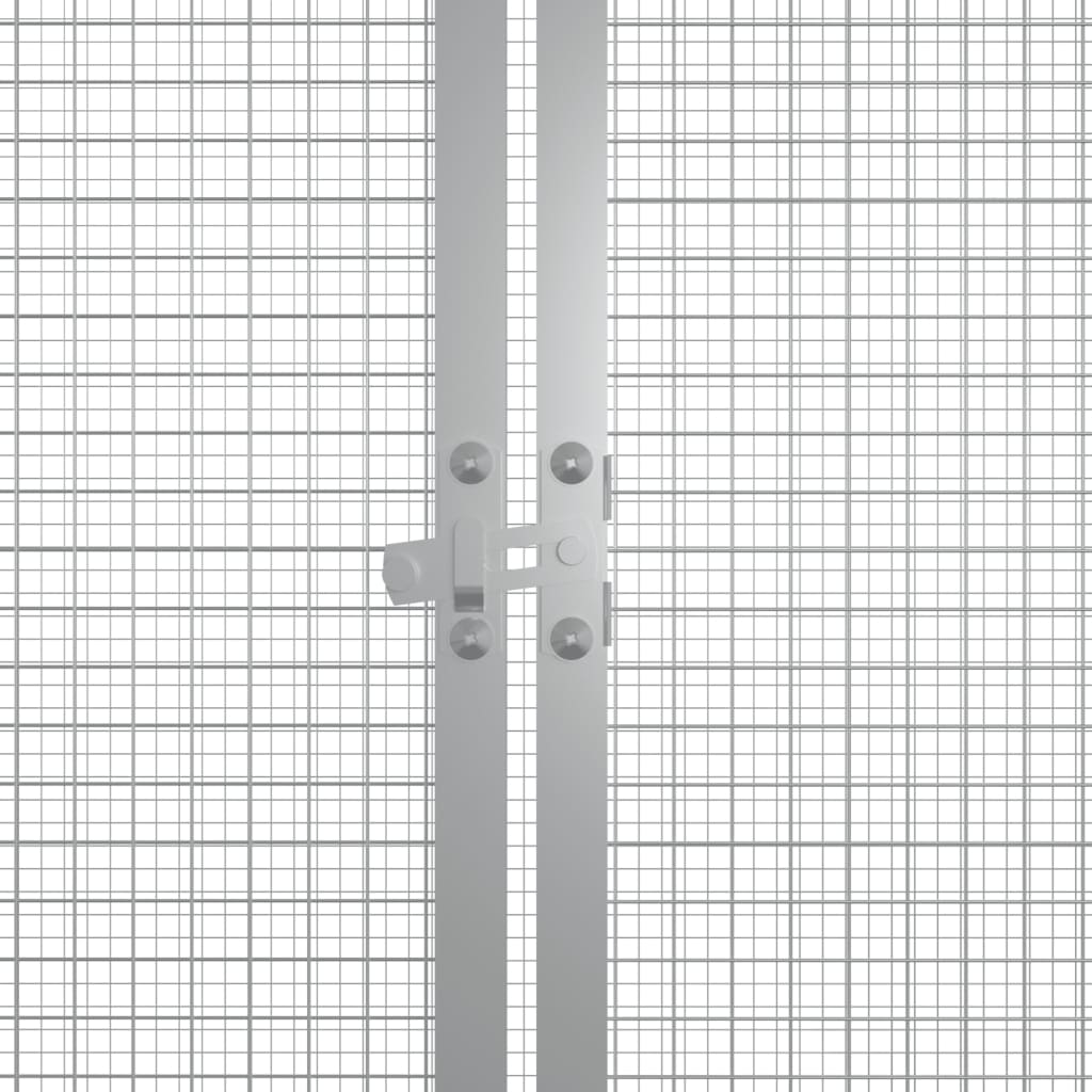 vidaXL Hönsbur antracit 200x91x100 cm galvaniserat stål