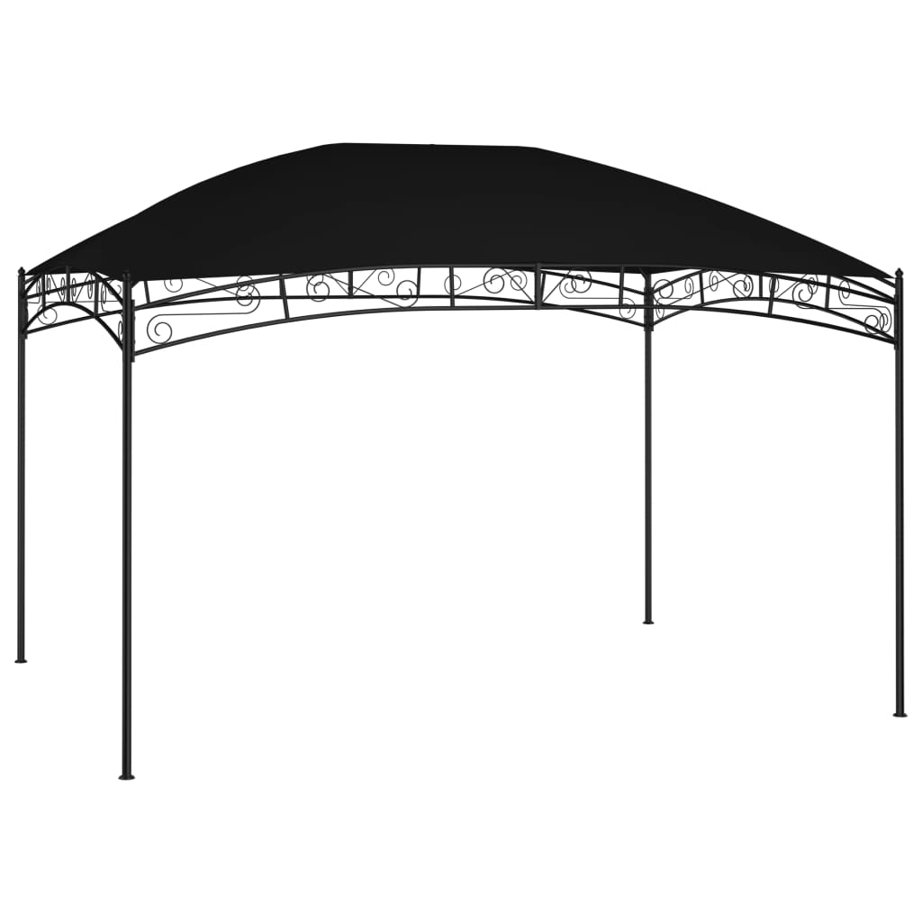 vidaXL Paviljong 4x3 m antracit 180 g/m²