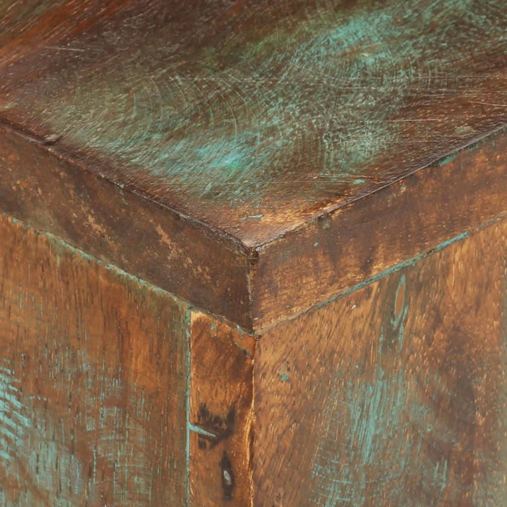 vidaXL Soffbord 68x68x41 cm massivt återvunnet trä