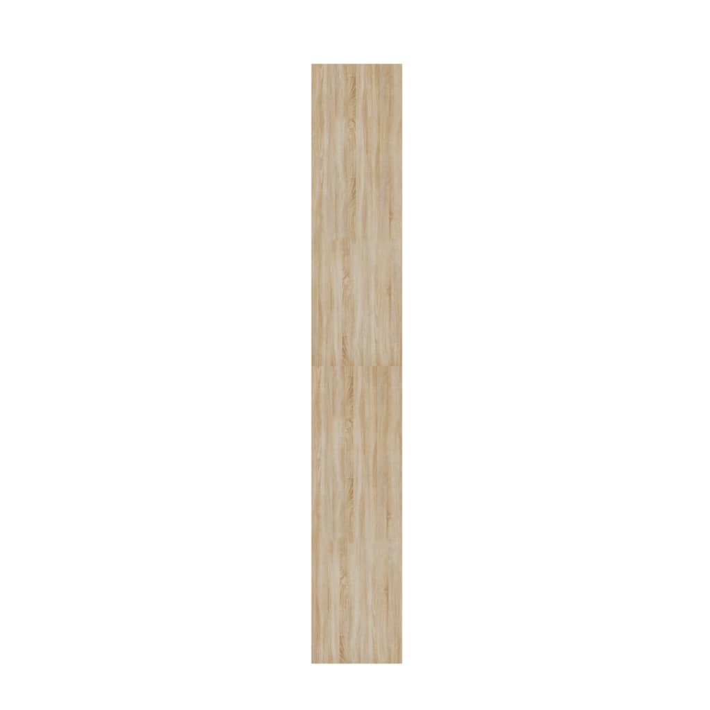 vidaXL Bokhylla/Rumsavdelare sonoma-ek100x30x198 cm konstruerat trä
