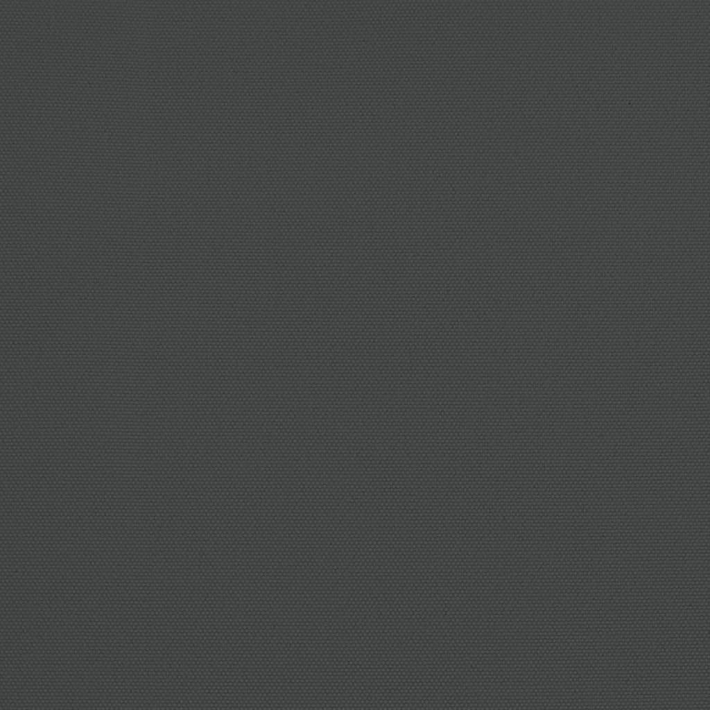 vidaXL Parasoll med trästång 196x231 cm antracit
