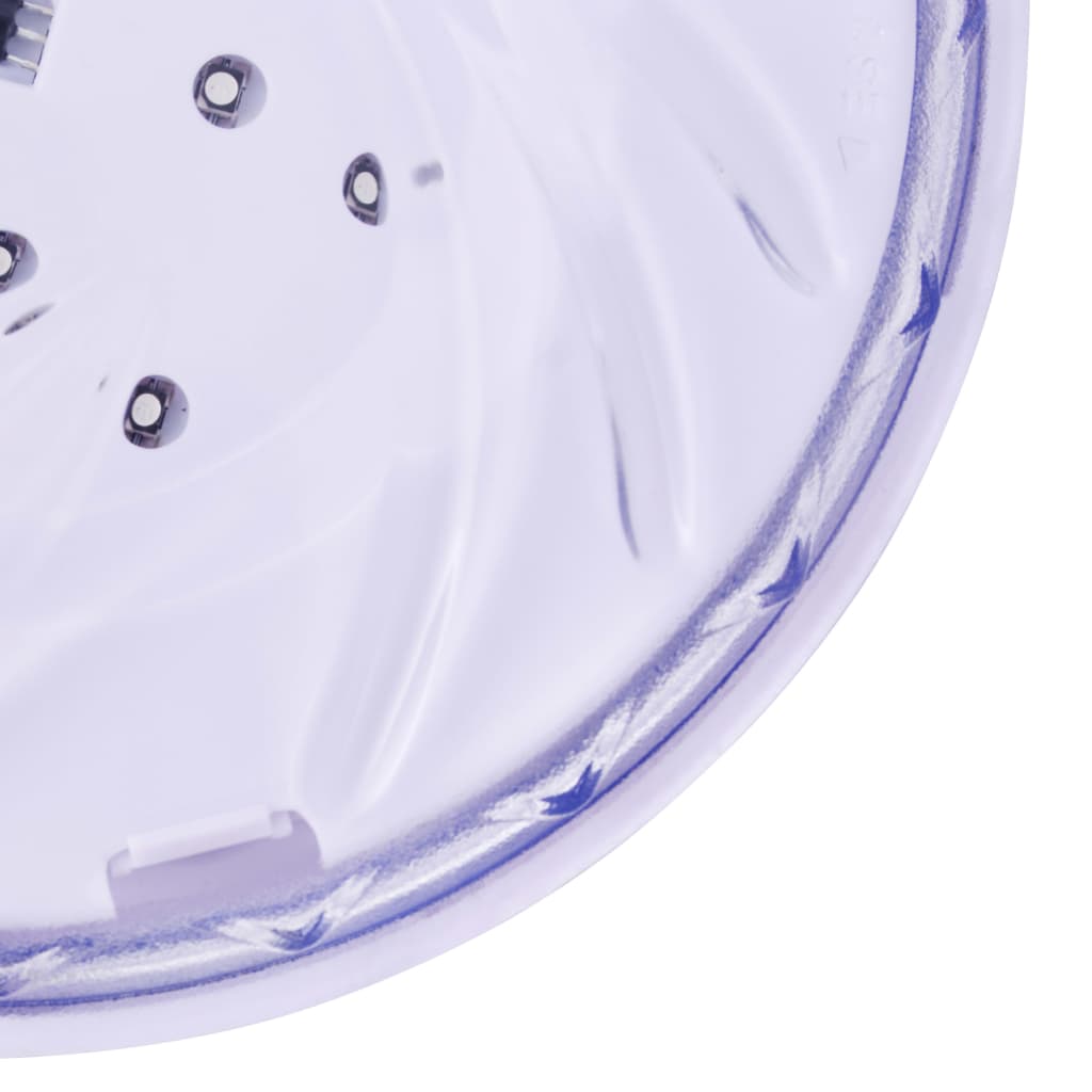 vidaXL Nedsänkbar flytande poollampa med fjärrkontroll flerfärgad