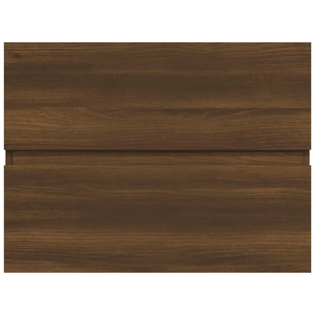 vidaXL Handfatsskåp brun ek 60x38,5x45 cm konstruerat trä