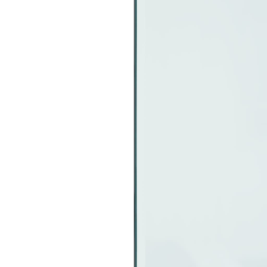 vidaXL Glasskiva för öppen spis rektangulär 120x60 cm