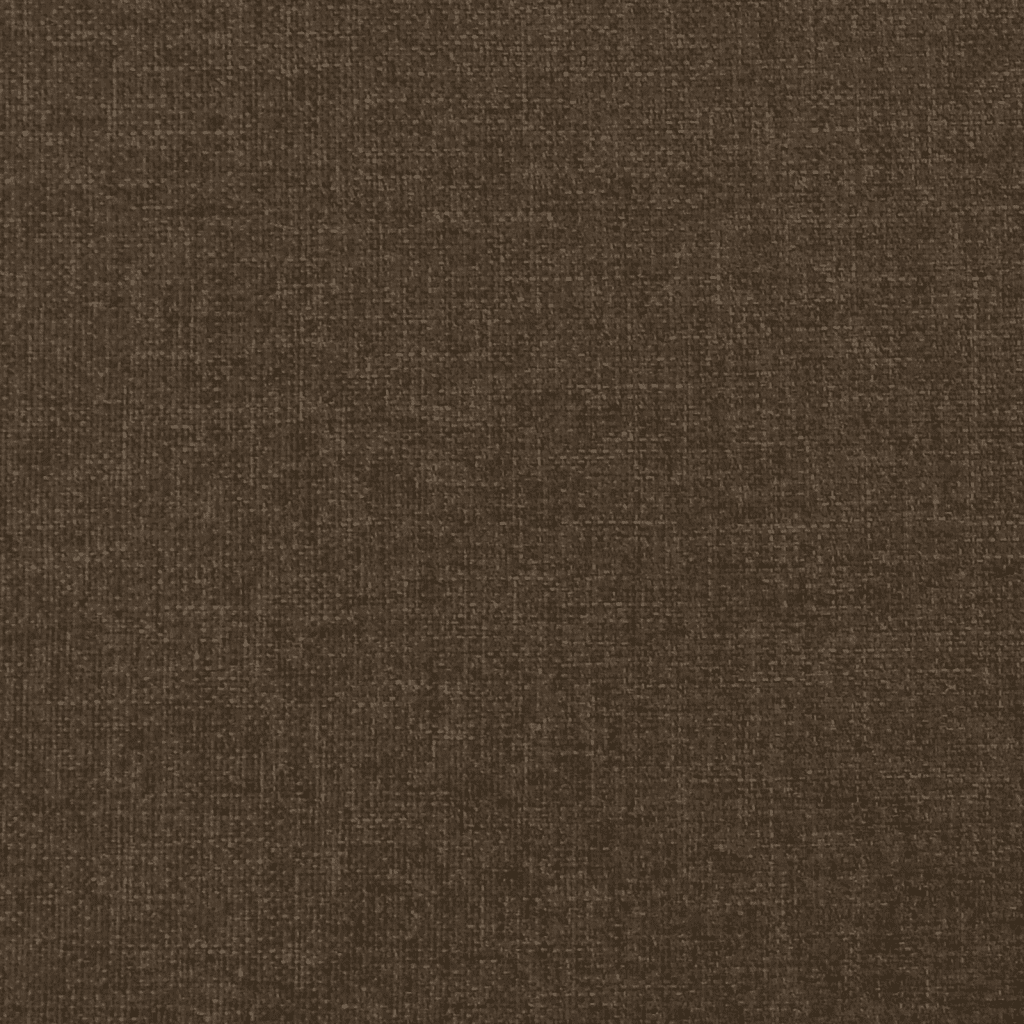 vidaXL Ramsäng med madrass mörkbrun 160x200 cm tyg