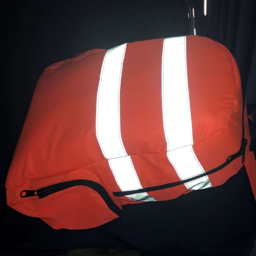 Toolpack Verktygsryggsäck med hög synlighet Glance orange och svart