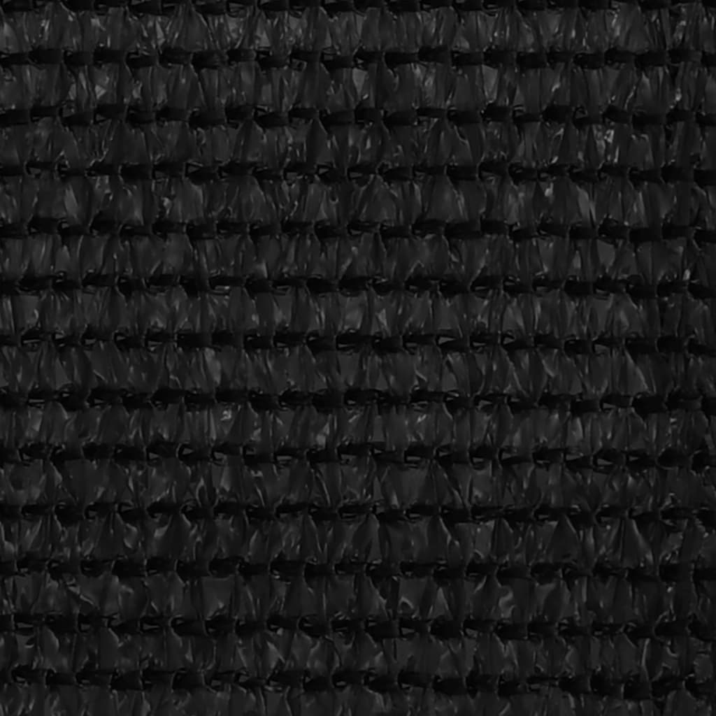 vidaXL Balkongskärm svart 120x300 cm HDPE