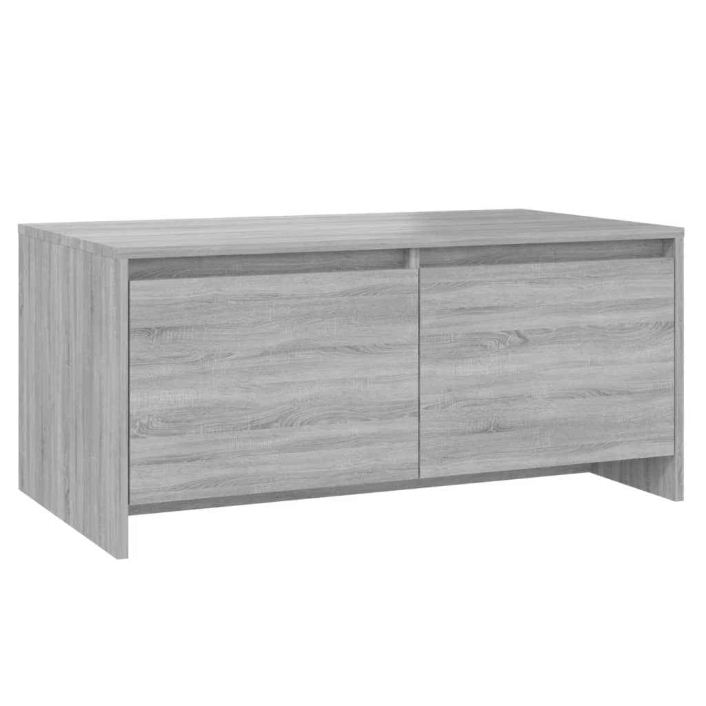 vidaXL Soffbord grå sonoma 90x50x41,5 cm konstruerat trä