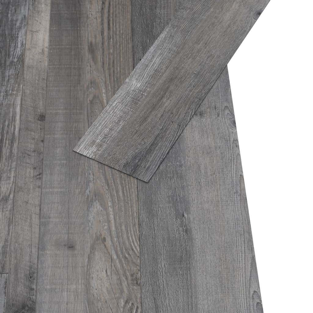 vidaXL Golvbrädor PVC 4,46 m² 3 mm självhäftande industriellt trä