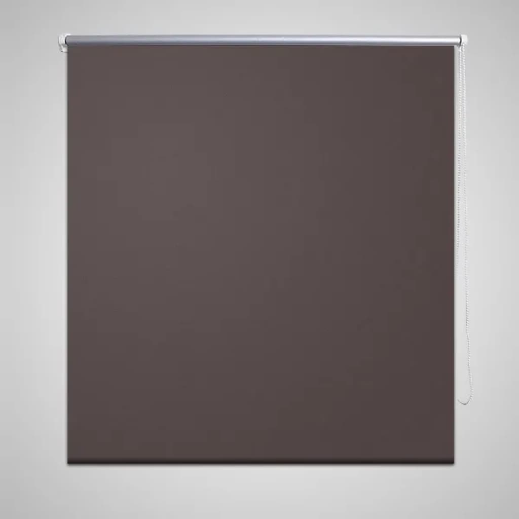 Rullgardin brun 160 x 230 cm mörkläggande