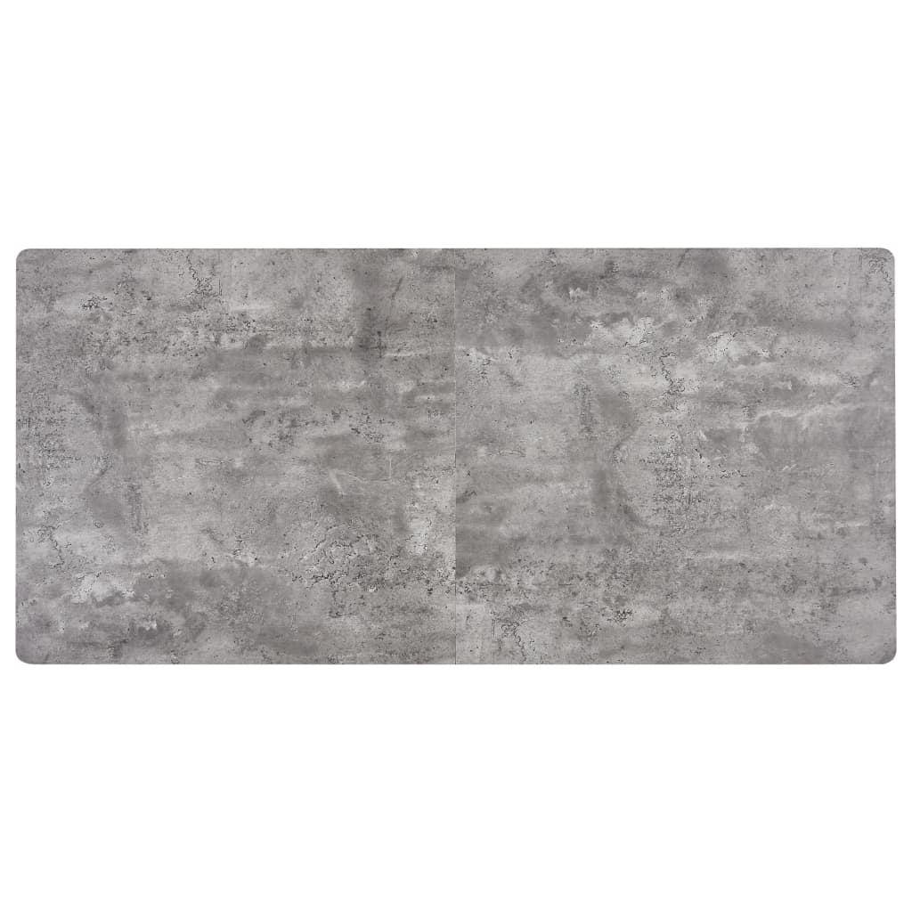 vidaXL Matbord grå 140x70x75 cm MDF