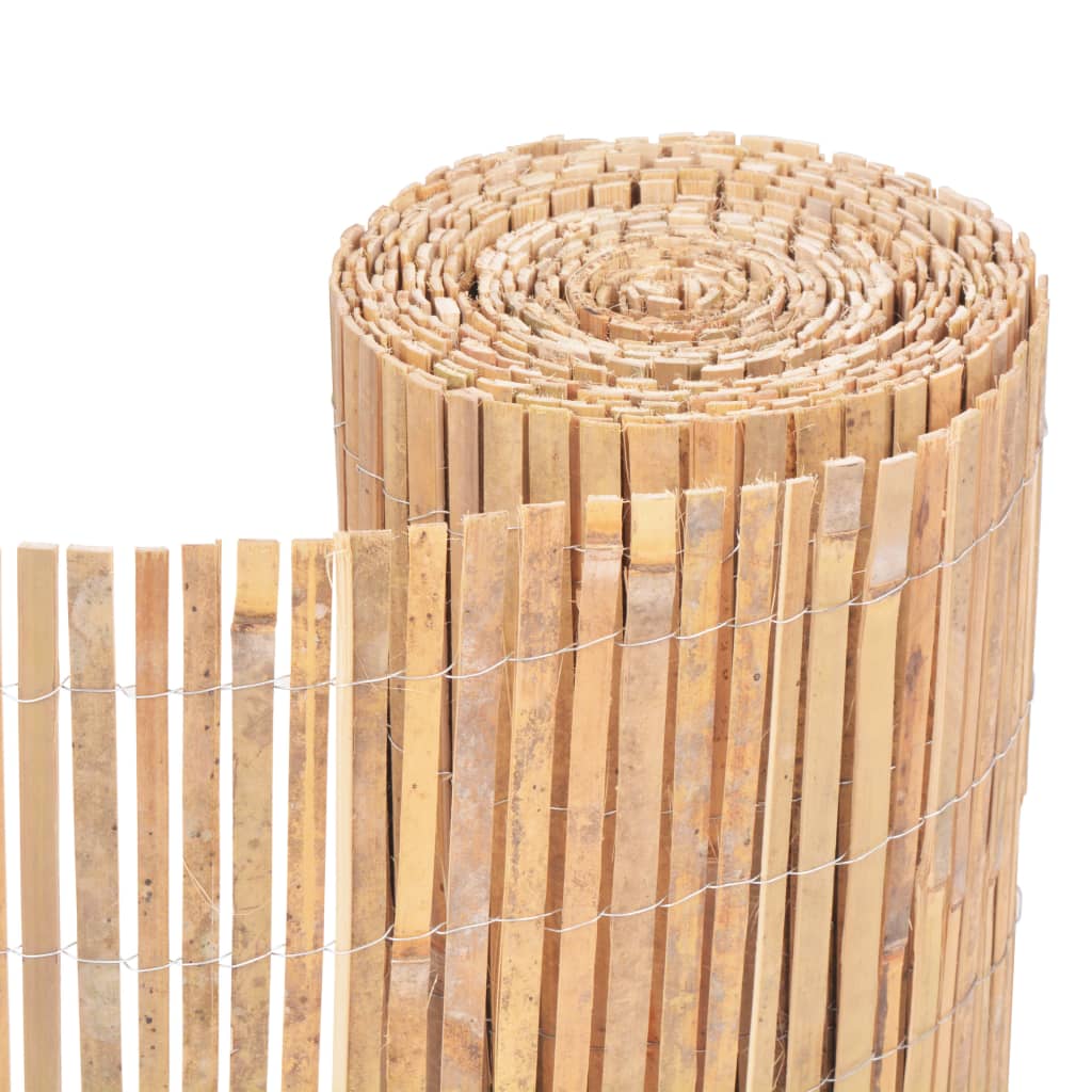 vidaXL Stängsel bambu 1000x30 cm