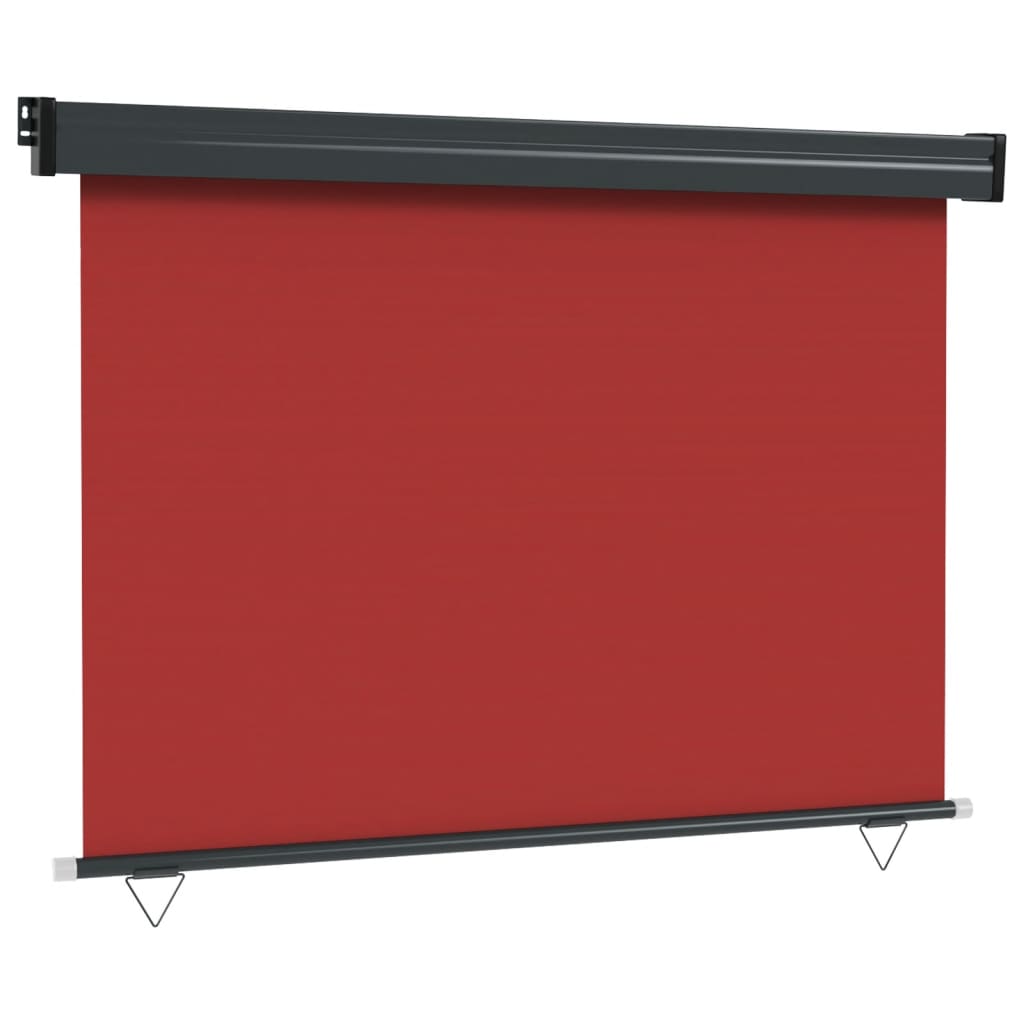 vidaXL Balkongmarkis 117x250 cm röd
