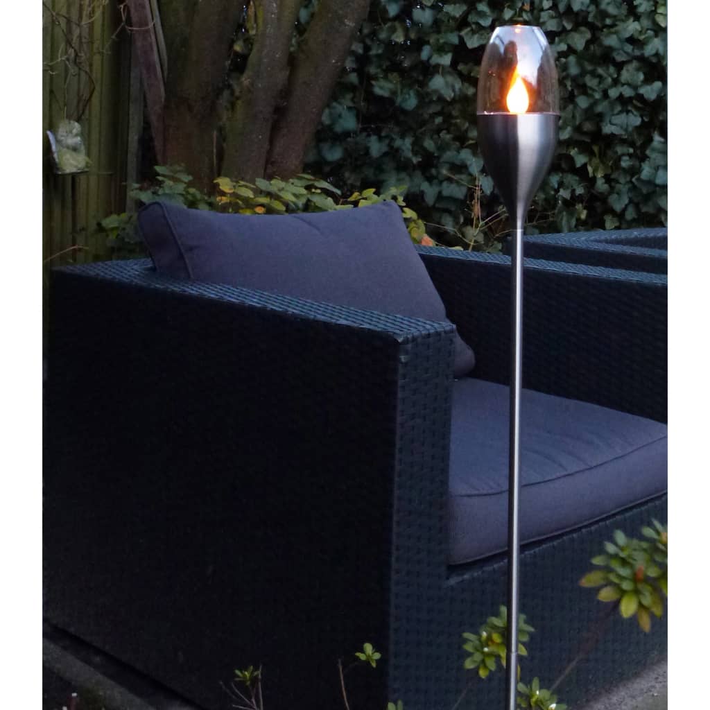 Luxform Trädgårdslampa solcell LED silver 41165
