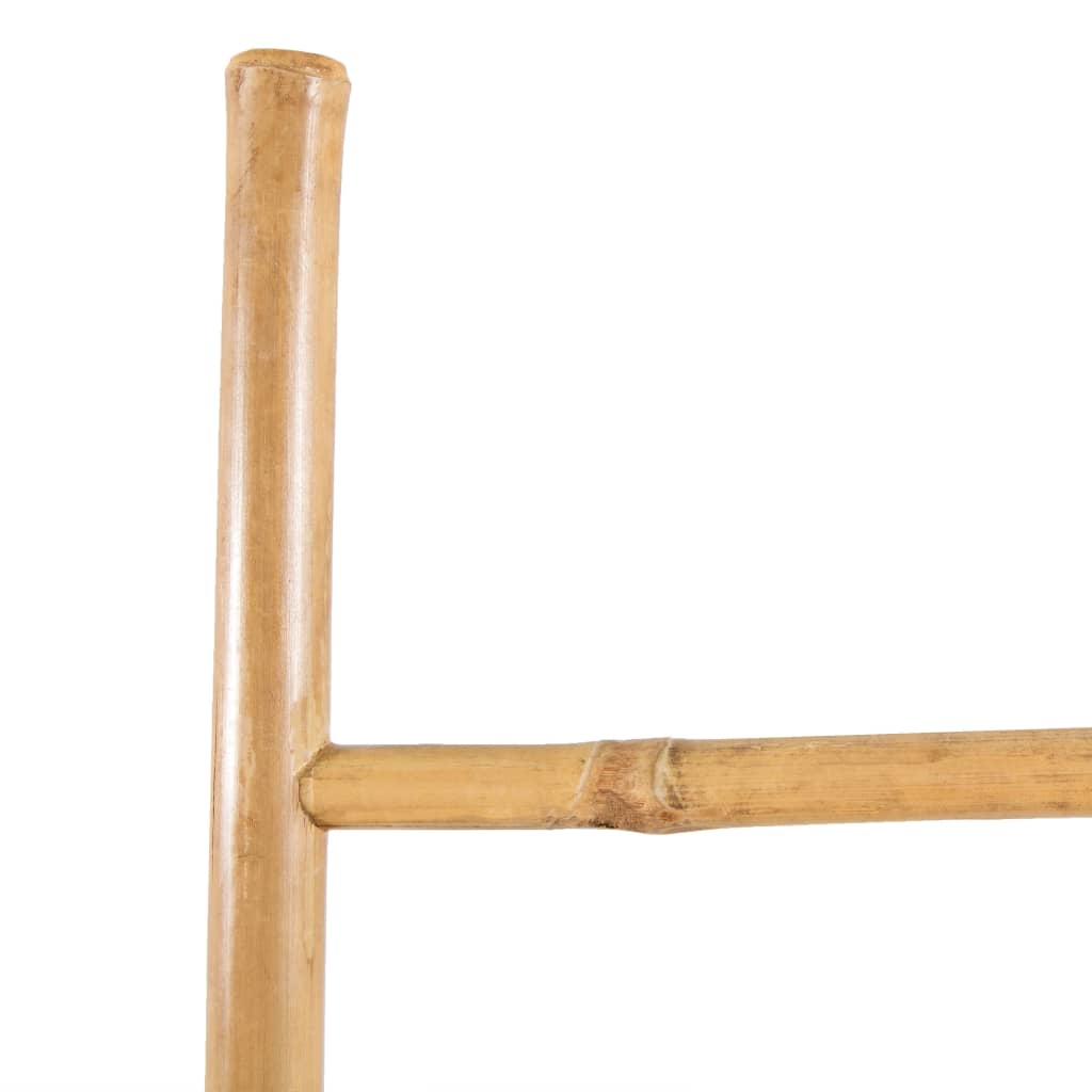 vidaXL Handduksstege med 5 pinnar bambu 150 cm