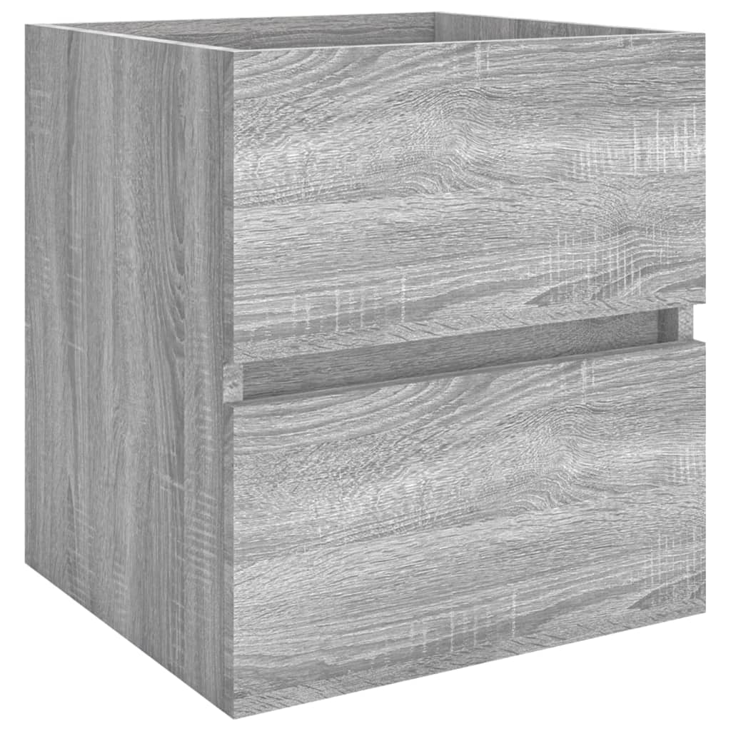 vidaXL Handfatsskåp grå sonoma 41x38,5x45 cm konstruerat trä