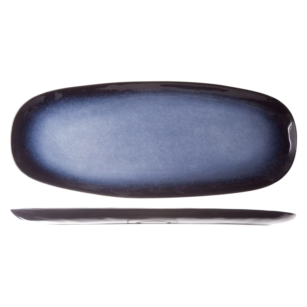 Cosy & Trendy Tallrik Sapphire 4 st avlång 36,5x15 cm safirblå