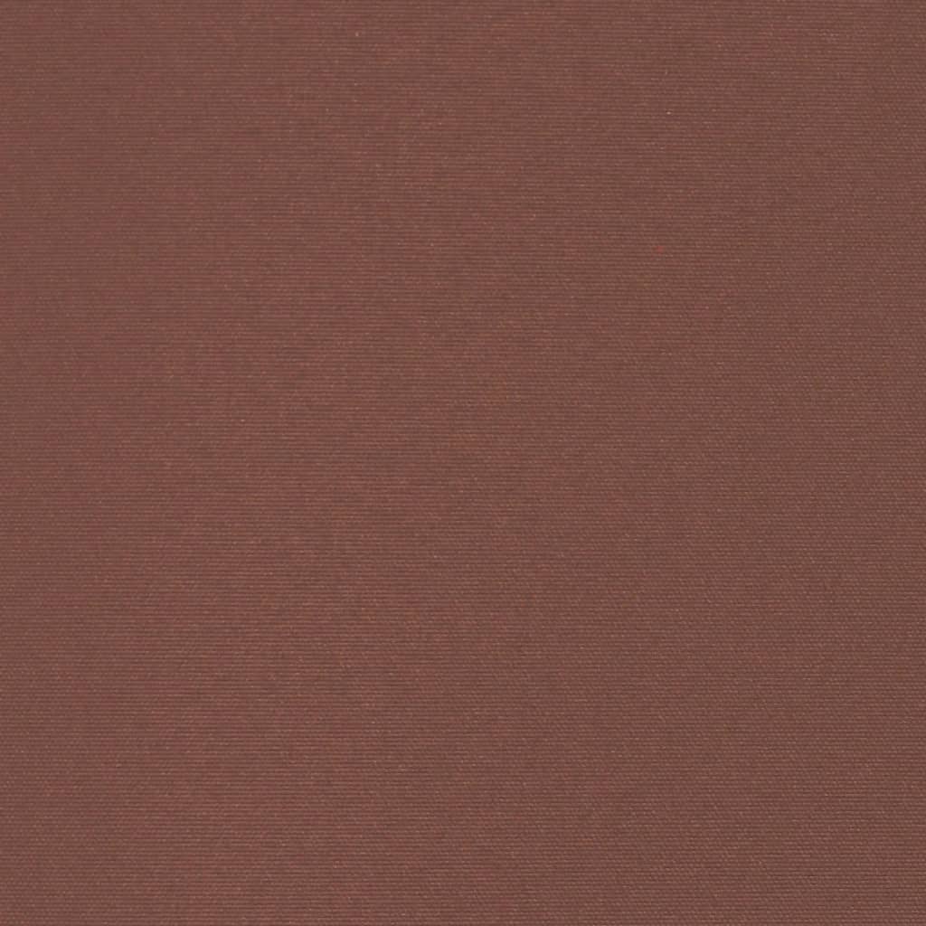 vidaXL Infällbar sidomarkis 100x300 cm brun