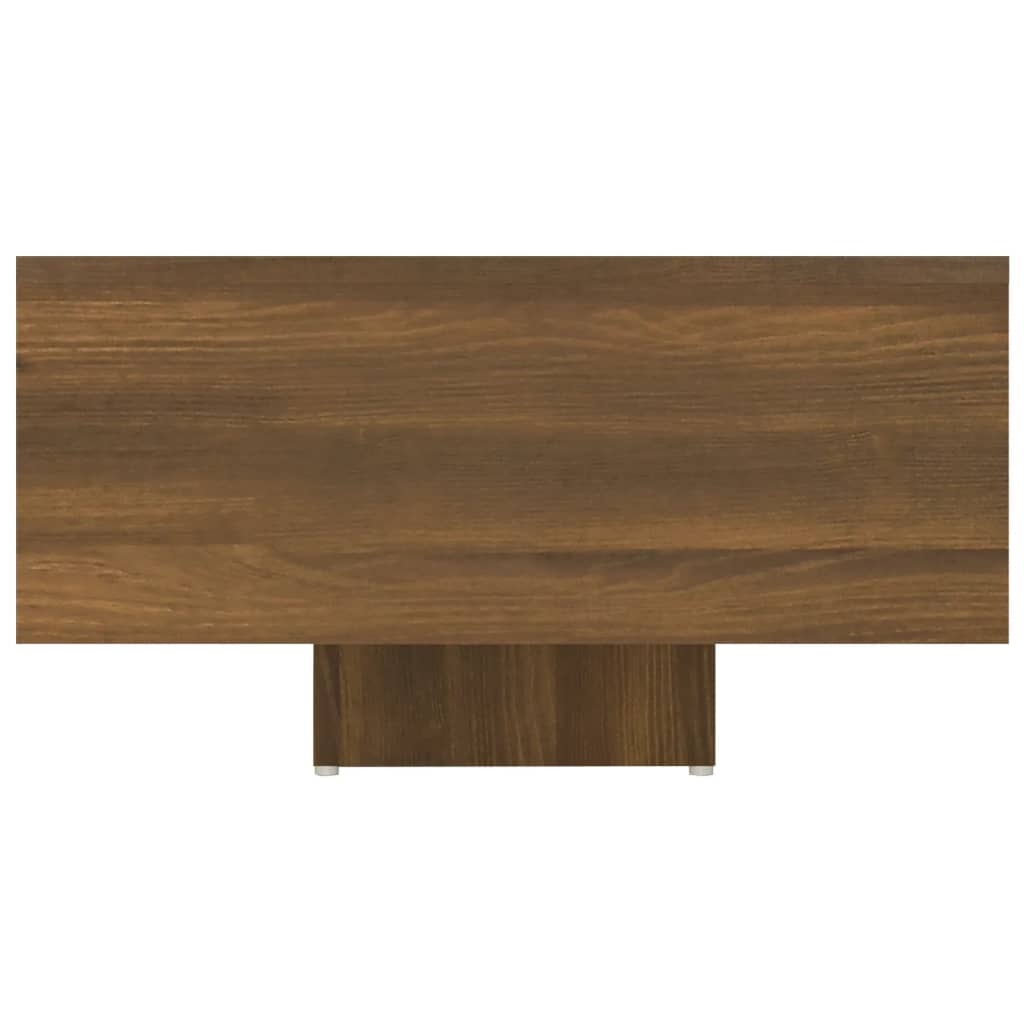 vidaXL Soffbord brun ek 85x55x31 cm konstruerat trä