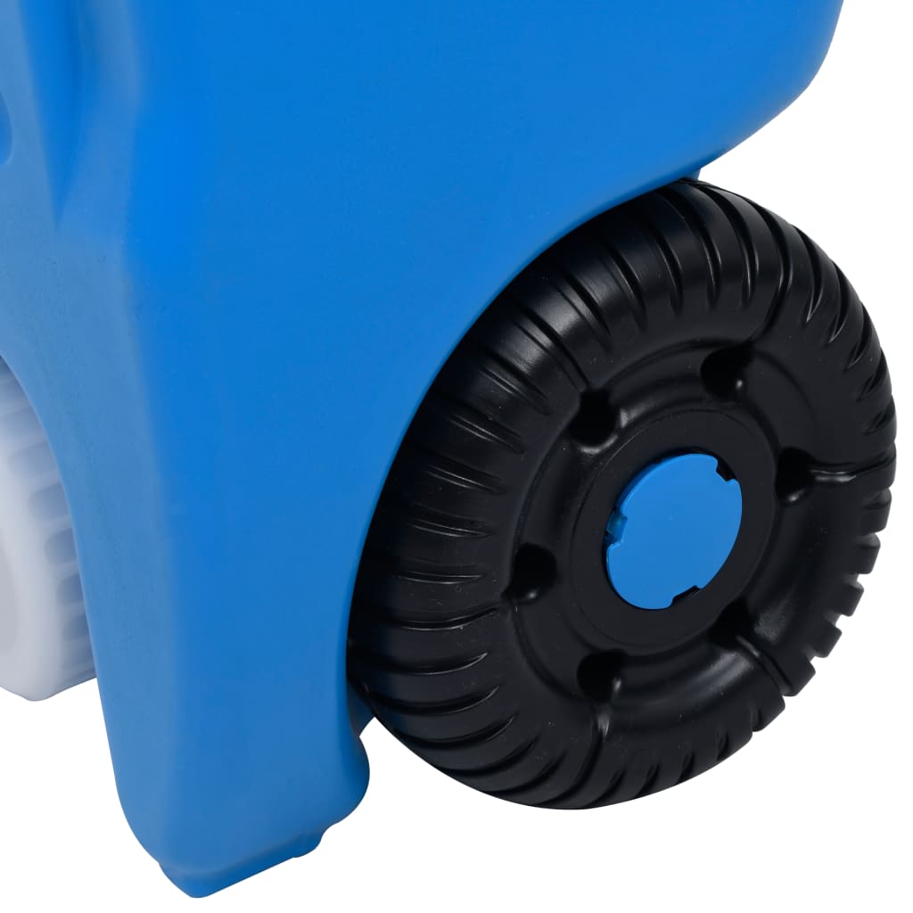 vidaXL Vattentank med hjul för camping 40 L blå