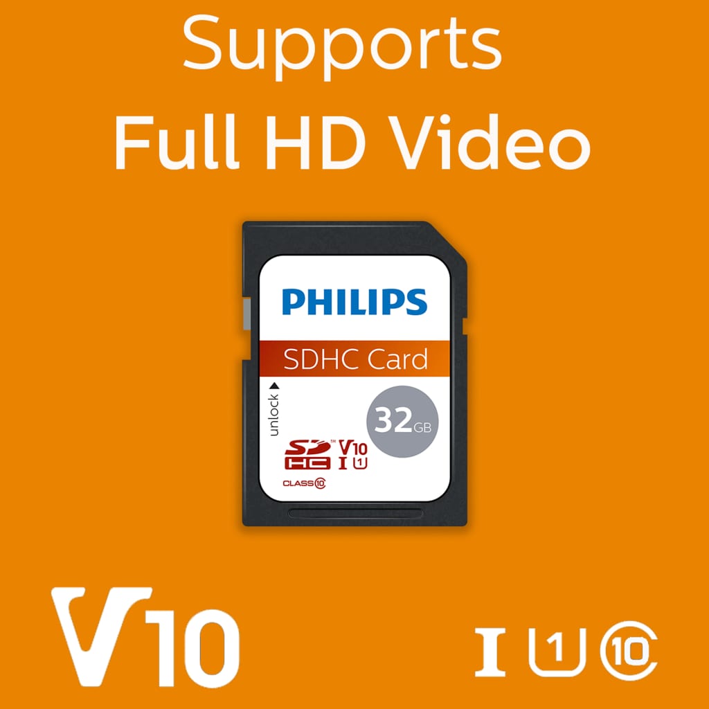 Philips SDHC minneskort 32GB UHS-I U1 V10