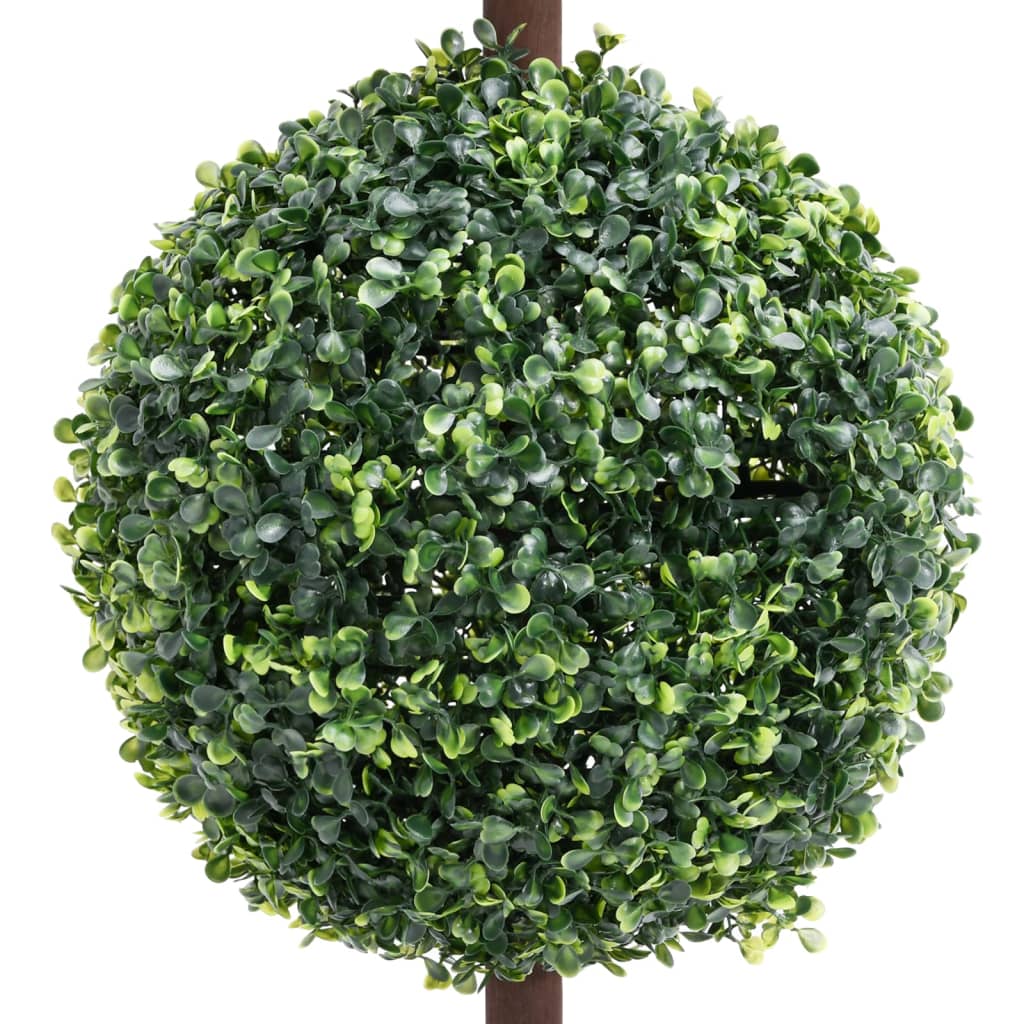 vidaXL Konstväxt buxbom bollformad med kruka 118 cm grön