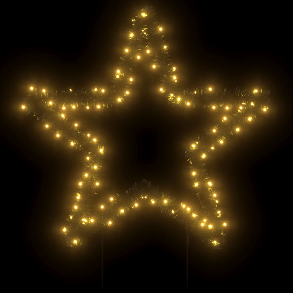 vidaXL Julstjärna med spett 115 LEDs 85 cm