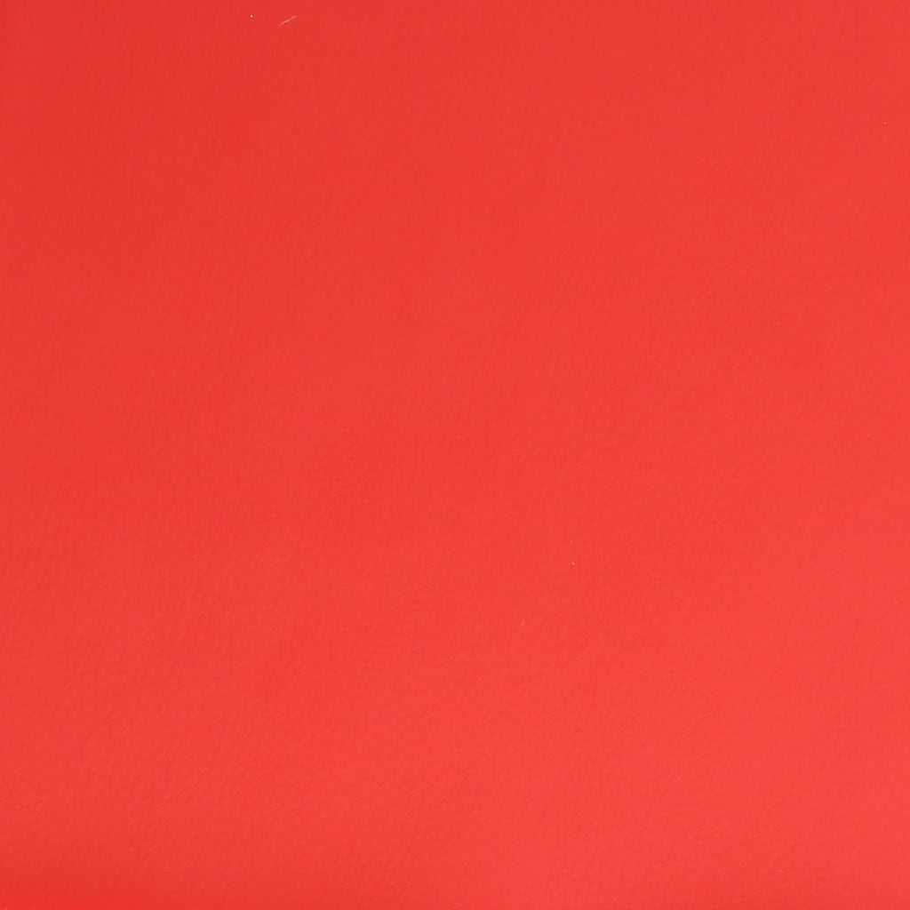 vidaXL Snurrbar matstol röd konstläder
