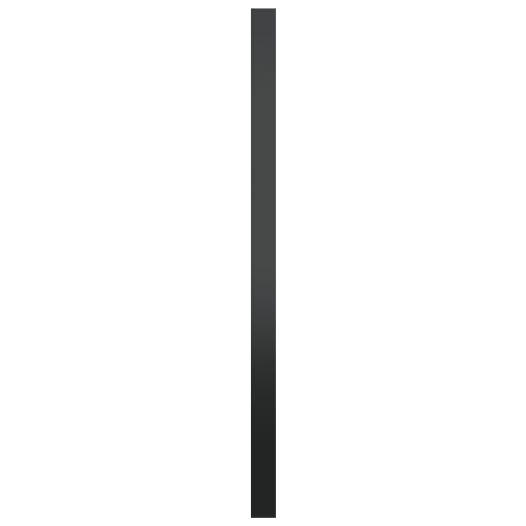 vidaXL Väggspegel svart 60 cm
