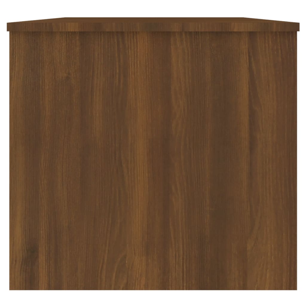 vidaXL Soffbord brun ek 102x50,5x46,5 cm konstruerat trä