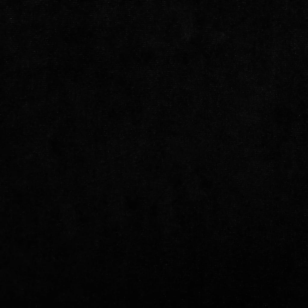 vidaXL Hundbädd svart 70x45x30 cm sammet