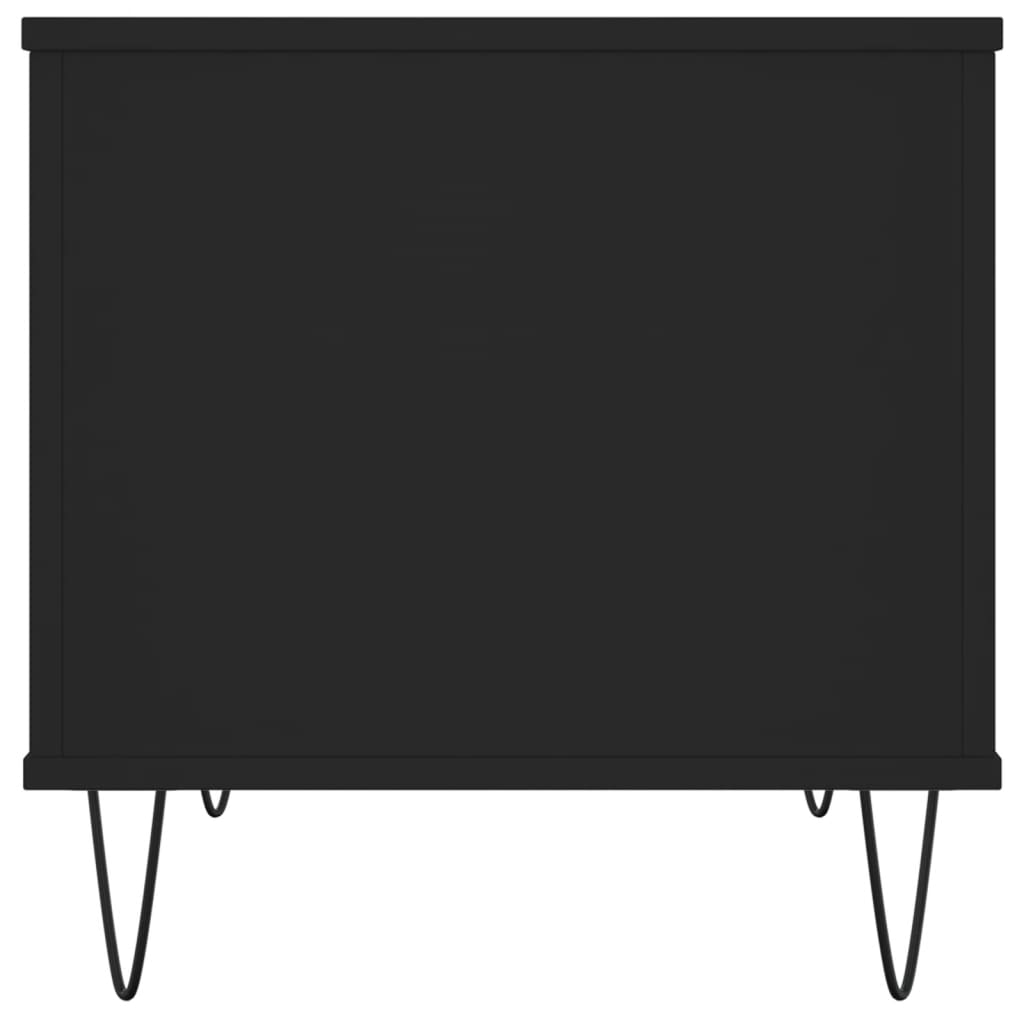 vidaXL Soffbord svart 60x44,5x45 cm konstruerat trä