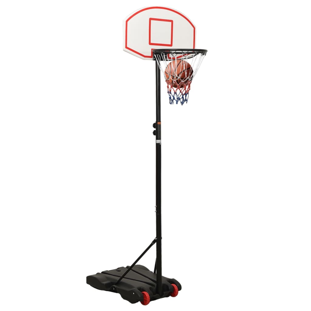 vidaXL Basketkorg med stativ vit 216-250 cm polyeten