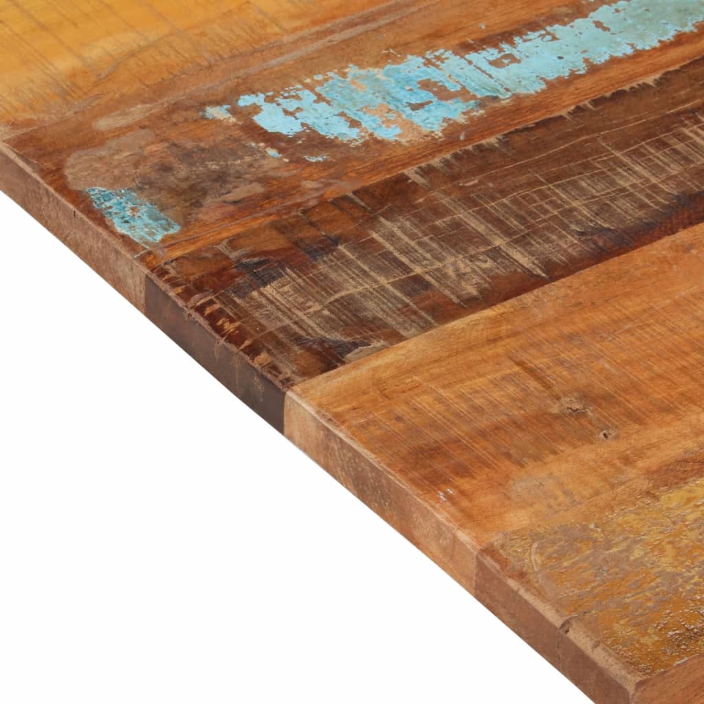 vidaXL Rektangulär bordsskiva 60x100cm 25-27mm massivt återvunnet trä