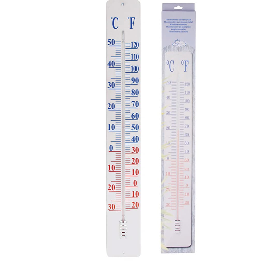 Esschert Design Termometer på väggplatta 90 cm TH9