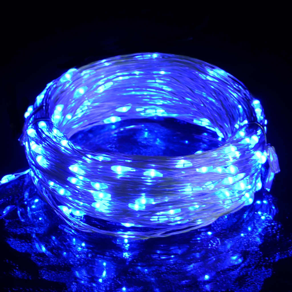 vidaXL Ljusslinga med 150 LED blå 15 m