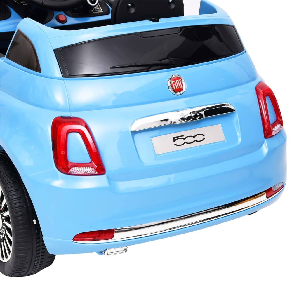 vidaXL Elbil för barn Fiat 500 blå
