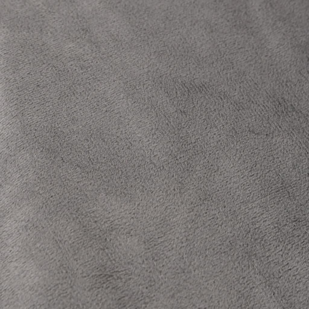 vidaXL Tyngdtäcke med påslakan grå 200x200 cm 13 kg tyg