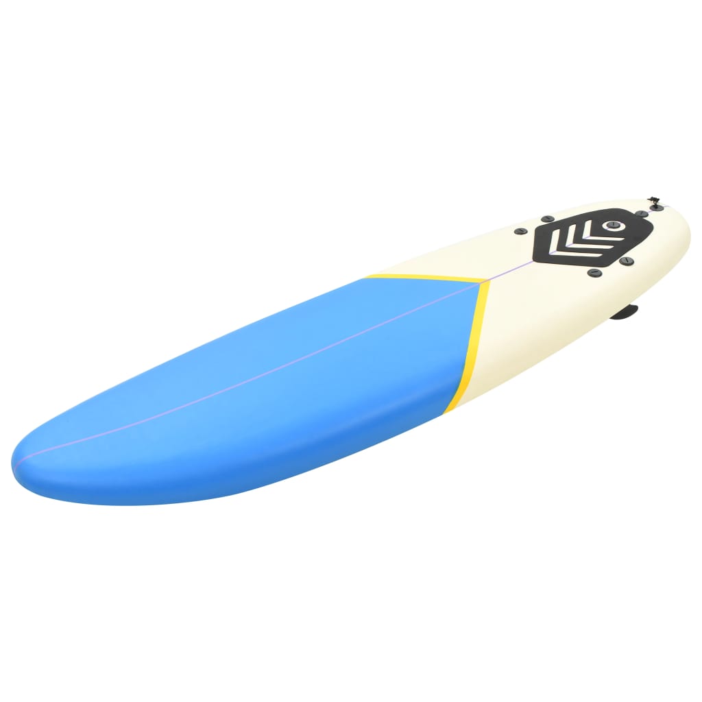 vidaXL Surfbräda 170 cm blå och gräddvit