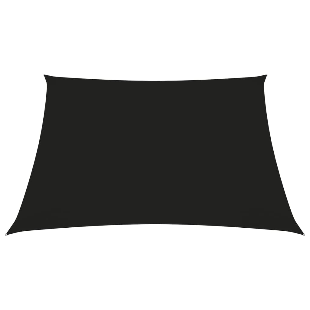 vidaXL Solsegel oxfordtyg fyrkantigt 3,6x3,6 m svart