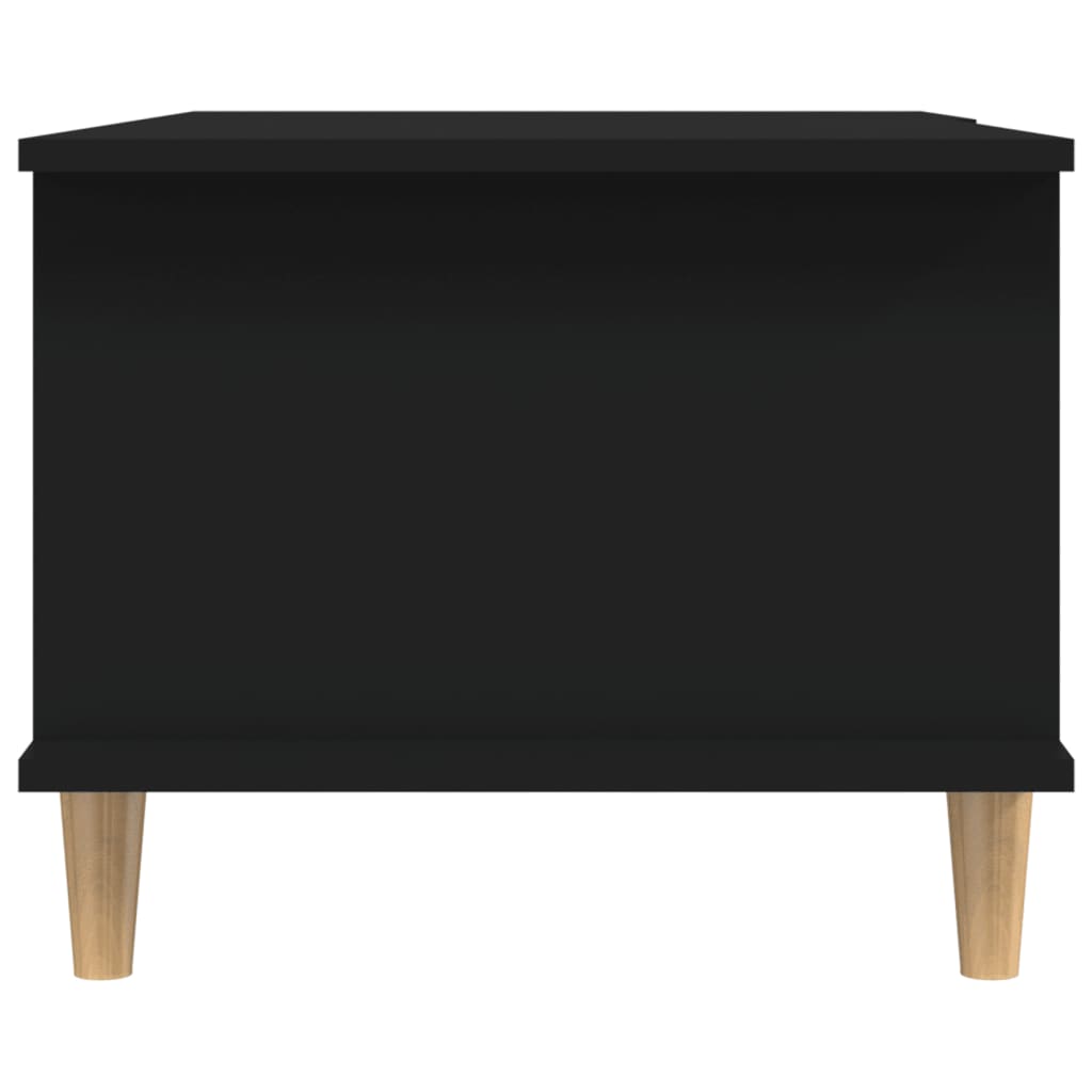 vidaXL Soffbord svart 90x50x40 cm konstruerat trä